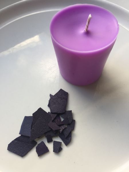 Purple Candle Dye Flakes